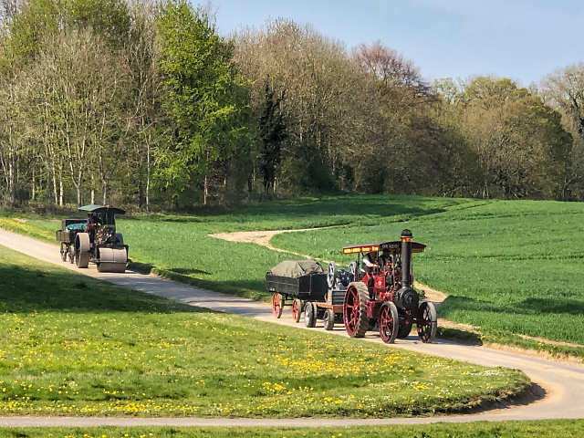 Steam, Re-Enactors, Road Works, local scenes and a Pub.